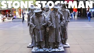 The Stone Stockmen  Iconic Living Statue Street Performer [upl. by Brennen287]