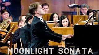 Beethoven  Moonlight Sonata  Piano amp Orchestra [upl. by Alleiram]