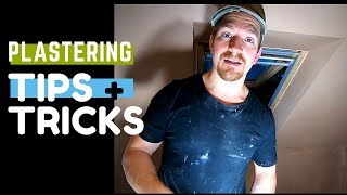 Plastering Tips amp Tricks SPEEDSKIM Plastering Reveals Wet Angles TIPS amp ADVICE [upl. by Herzog]