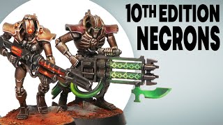 Paint AMAZING 10th Edition Necrons with these SIMPLE tips [upl. by Cherian]