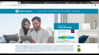 Ingreso al Home Banking del Banco Nación [upl. by Claudio]