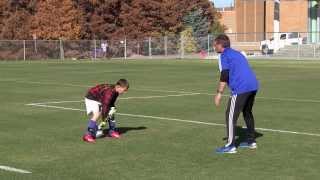 Goalkeeping Drills for the Beginner 03 [upl. by Spearing267]