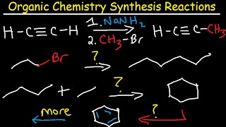 Organic Chemistry Synthesis Reactions  Examples and Practice Problems  Retrosynthesis [upl. by Olwen799]