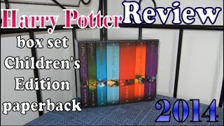 Harry Potter  Childrens Edition paperback Box Set  Review  Bloomsbury 2014 [upl. by Jacki142]