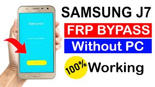 Samsung Galaxy J7 SM J700 FRP Unlock or Google Account Bypass  Without PC [upl. by Colston469]