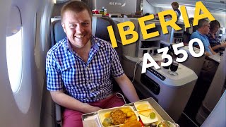 Flying IBERIA A350 Business Class my review [upl. by Nawram469]