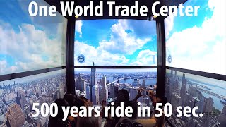 One World Observatory at World Trade Center  Elevator Ride [upl. by Giuseppe]