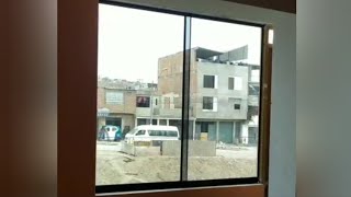 instalación de ventanas corredizas de vidrio sistema Nova [upl. by Lerej120]