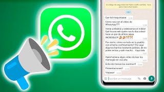 HAZ que tu MÓVIL lea MENSAJES de WHATSAPP en VOZ ALTA [upl. by Anaerb]