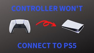 PS5 Controller Wont Connect  How to Fix [upl. by Ennahgem]