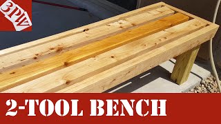 Two Power Tool Backyard Bench [upl. by Beryl]