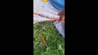 Fixing cut InternetTV cable line Comcast in yard Part 1 [upl. by Noek]