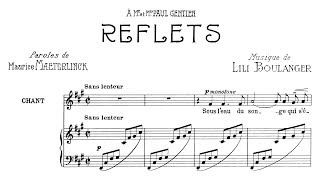 Lili Boulanger  Reflets 1911 [upl. by Leandra]