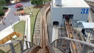 Carowinds Hurler Wooden Roller Coaster POV [upl. by Shing]