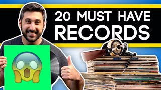 Top 20 Records You Need For Your Vinyl Collection  Essential Albums To Own Rock Jazz Rap Indie [upl. by Tempest]