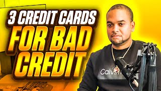 3 Credit Cards That Guaranteed APPROVAL For Bad Credit In 2023 [upl. by Dollar900]