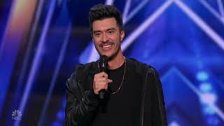 Americas Got Talent 2020 Vincent Marcus Full Performance And Judges Comments S15E01 [upl. by Arada638]