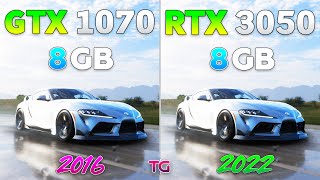 GTX 1070 vs RTX 3050  Test in 10 Games [upl. by Zeuqcaj]