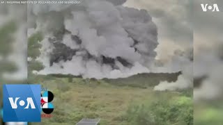 Timelapse Footage of Eruption From Inside Taal Volcano [upl. by Amann]