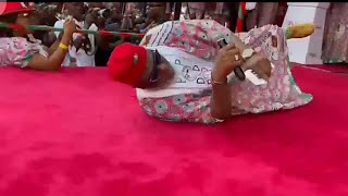 Moment Dino Melaye Fall On Stage To Mock Tinubu [upl. by Ellatnahc]