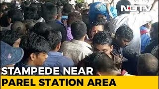 Video The Stampede On Elphinstone Bridge In Mumbai [upl. by Ahsa]