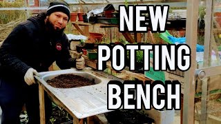 How To Make A Potting Bench  DIY Potting Bench [upl. by Esilec477]