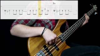 Radiohead  Jigsaw Falling Into Place Bass Cover Play Along Tabs In Video [upl. by Dunstan]