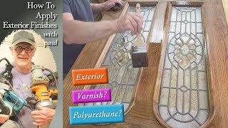 How To Apply Spar Urethane [upl. by Zohara]