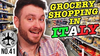 Italian Supermarket Shopping  My Life In Italy [upl. by Ehtiaf]