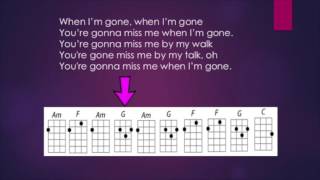 Cups Anna Kendrick Ukulele Play Along with Chord Guide [upl. by Gerhardt]