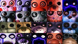 All FNAC JUMPSCARES in 2 Minutes 20152019  FNAC 1 2 3 Remastered [upl. by Aleen]