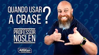 Crase sem mistérios  Prof Noslen  AlfaCon [upl. by Tilla]