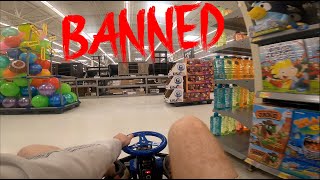 CRAZY CART IN WALMART BANNED FOR LIFE [upl. by Darees818]