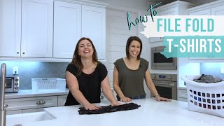 How To File Fold TShirts [upl. by Murrah]