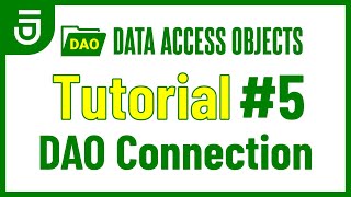 DAO Connection  DAO Tutorial for Beginners [upl. by Waylon]