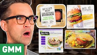 Whats The Best Veggie Burger Taste Test [upl. by Nosydam]