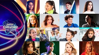 LAS 16 CANCIONES DE EUROVISIÓN JUNIOR 2022 [upl. by Ahsirkal]