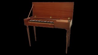 John Morley 4 octave Clavichord No 894 playing Prelude in C Major by J S Bach [upl. by Twelve]