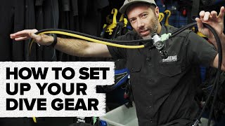 How To Set Up Your Scuba Diving Gear [upl. by Ettenim]