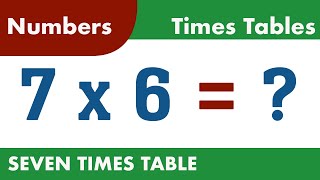 Seven Times Tables Song [upl. by Magnuson]