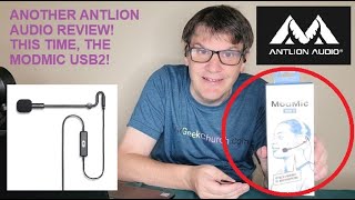 Antlion Audio Review Part 2 ModMic USB2 Detachable Microphone [upl. by Ntsud]