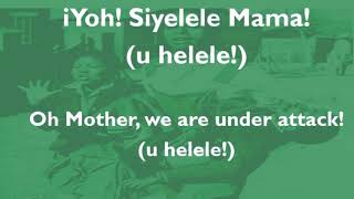 Sarafina  Siyelele Mama Sechaba Lyric Video [upl. by Peace896]