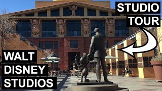 INSIDE Walt Disney Studios in Burbank CA  TOUR [upl. by Kenlay]