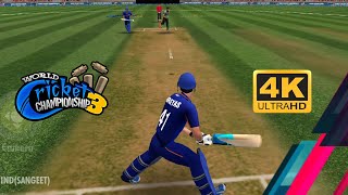 WCC 3 4K Gameplay  World Cricket ChampionShip 3  Highest Graphics Settings  Xiaomi TAB 5 [upl. by Sudoeht]