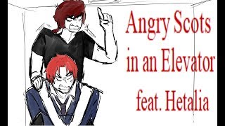 Angry Scots in an Elevator HetaliaOC Animatic [upl. by Nay]