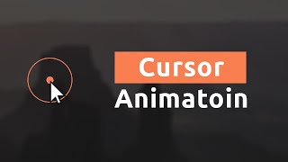 Awesome Cursor Animation on MouseMove Using Javascript [upl. by Ogires]