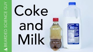 Coke and Milk Experiment Chemistry [upl. by Ettezel]