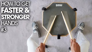 THE SECRET TO FASTER HANDS  Beginner Drum Lesson 3 [upl. by Raffaello]