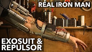 Real Iron Man repulsor amp exosuit HHO combustion chamber powered with electrolyzer [upl. by Noid]