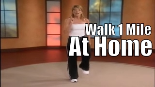 1 Mile In Home Walk  Walking Workout Videos [upl. by Cranston]